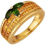 Reduzierte Grüne Gemondo Citrin Ringe aus Silber für Damen 