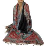 Bunte Paisley Pashmina-Schals für Damen 