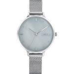 Silberne Wasserdichte s.Oliver Uhrenarmbänder aus Stahl mit Milanaise-Armband für Damen 