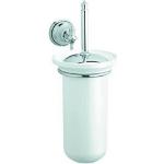 Silberne Damixa Tradition WC Bürstengarnituren & WC Bürstenhalter aus Chrom 