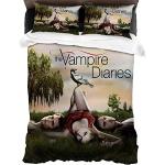 Allergiker Vampire Diaries Bettwäsche Sets & Bettwäsche Garnituren mit Halloween-Motiv mit Reißverschluss trocknergeeignet 135x200 