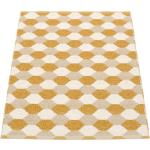 Ockerfarbene Pappelina Dana Design-Teppiche aus Textil 