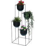 Schwarze Moderne DanDiBo Ambiente Blumenhocker & Blumentische aus Metall 
