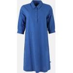 Reduzierte Marineblaue Kurzärmelige Danefae Freizeitkleider aus Baumwolle für Damen 