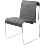 Schwarze Industrial Danese Milano Farallon Designer Stühle aus Chrom 