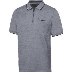 Gr.XL Farbe schwarz Herren Poloshirt mit Reißverschluss 