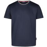 Blaue Unifarbene Casual Daniel Hechter Rundhals-Ausschnitt T-Shirts für Herren Größe 3 XL 