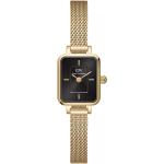 Goldene Daniel Wellington Damenarmbanduhren aus Edelstahl mit Mineralglas-Uhrenglas 