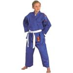 Danrho Judoanzug »BLAU Yamanashi mit Schulterstreifen Judo Anzug mit Gürtel Hose und Jacke« (komplett, 3-teilig), Kinder, Erwachsene, Größen: 110 - 180 cm, 420 g