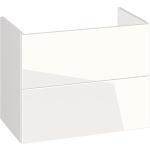 Weiße Waschbeckenunterschränke & Badunterschränke mit Schublade Breite 50-100cm, Höhe 50-100cm, Tiefe 50-100cm 