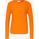 Reduzierte Orange Darling Harbour Kaschmir-Pullover aus Wolle für Damen Größe XS 