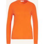 Reduzierte Orange Darling Harbour Kaschmir-Pullover aus Wolle für Damen Größe S 