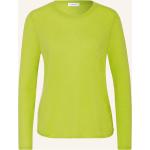 Reduzierte Neongrüne Darling Harbour Kaschmir-Pullover aus Wolle für Damen Größe M 