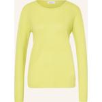 Gelbe Darling Harbour Kaschmir-Pullover aus Wolle für Damen Größe XS 