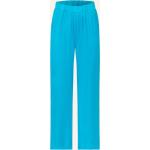 Reduzierte Neonblaue Darling Harbour Bundfaltenhosen aus Viskose für Damen Größe L 
