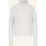 Reduzierte Cremefarbene Darling Harbour Stehkragen Kaschmir-Pullover aus Wolle für Damen Größe L 
