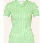 Neongrüne Darling Harbour T-Shirts mit Glitzer aus Viskose für Damen Größe S 