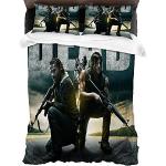 Weiße The Walking Dead Daryl Dixon Bettwäsche Sets & Bettwäsche Garnituren 135x200 3-teilig 