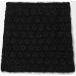 Schwarze COS Mini Wollröcke aus Wolle für Damen Größe L 