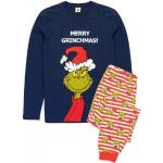 Blaue Der Grinch Herrenschlafanzüge & Herrenpyjamas mit Weihnachts-Motiv Größe XXL Weihnachten 