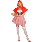 Das Kostümland Rotkäppchen Faschingskostüme & Karnevalskostüme für Damen Größe L 