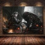 Das Spiel Poster Dekoration Gemälde von The Dark Souls 3 auf HD-Leinwand Leinwand Gemälde Kunst Bild Poster und Drucke Cuadros Dez