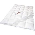 Weiße Gesteppte Skandinavische 4-Jahreszeiten-Bettdecken & Ganzjahresdecken aus Baumwolle maschinenwaschbar 135x200 