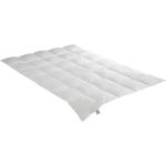 Weiße IRISETTE Nachhaltige Daunendecken & Daunenbettdecken aus Textil 135x200 für den für den Winter 