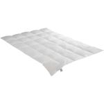 Weiße IRISETTE Nachhaltige Daunendecken & Daunenbettdecken aus Textil 200x200 
