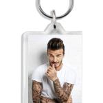 David Beckham Magnet-Schlüsselanhänger glänzend aus Kunststoff für Herren 
