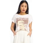 Weiße David Bowie Damenbandshirts Größe XL 