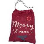 Bordeauxrote David Fussenegger Eco Strandtaschen & Badetaschen mit Weihnachts-Motiv zu Weihnachten 