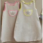 Rosa Sterne David Fussenegger Juwel Babyschlafsäcke aus Baumwolle für Babys 