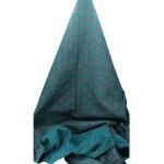 Dunkelgrüne Rautenmuster David Fussenegger Deco Baumwolldecken aus Kunstfaser 130x200 