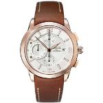 Silberne Davosa Automatik Armbanduhren mit Chronograph-Zifferblatt 
