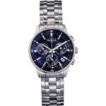 Silberne Davosa Armbanduhren aus Edelstahl mit Chronograph-Zifferblatt mit Edelstahlarmband 