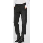 Schwarze Ankle-Jeans aus Baumwolle maschinenwaschbar für Damen Größe L Petite 