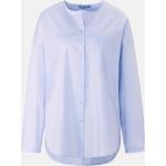 Hellblaue Unifarbene Day.Like Tunika-Blusen aus Polyamid maschinenwaschbar für Damen Größe S 