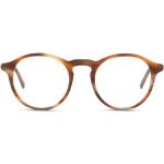 Braune Panto-Brillen aus Kunststoff für Herren 