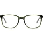 Grüne Rechteckige Kunststoffbrillengestelle für Herren 