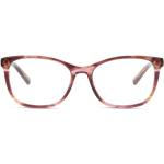 Rosa Rechteckige Vollrand Brillen aus Kunststoff für Herren 