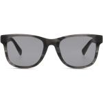 Reduzierte Graue Rechteckige Sonnenbrillen polarisiert aus Kunststoff für Herren 
