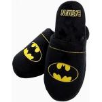 Schwarze Batman Pantoffeln & Schlappen aus Polyester Größe 45 