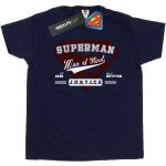 DC Comics - "Superman Man Of Steel" T-Shirt für Mädchen BI51271 (140-146) (Marineblau)