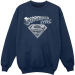 DC Comics - "Superman The Man Of Steel" Sweatshirt für Mädchen BI34205 (140-146) (Marineblau)