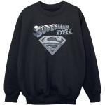 DC Comics - "Superman The Man Of Steel" Sweatshirt für Mädchen BI34205 (140-146) (Schwarz)