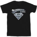 DC Comics - "Superman The Man Of Steel" T-Shirt für Jungen BI33864 (152-158) (Schwarz)