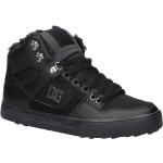 Schwarze DC Shoes Pure High Top Sneaker & Sneaker Boots aus Leder für Herren Größe 40,5 für den für den Winter 