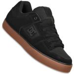 Schwarze Skater DC Shoes Pure Herrenskaterschuhe aus Nubukleder leicht Größe 39,5 
