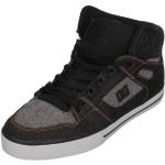 Schwarze Skater DC Shoes Pure Herrenskaterschuhe aus Nubukleder Größe 50 
